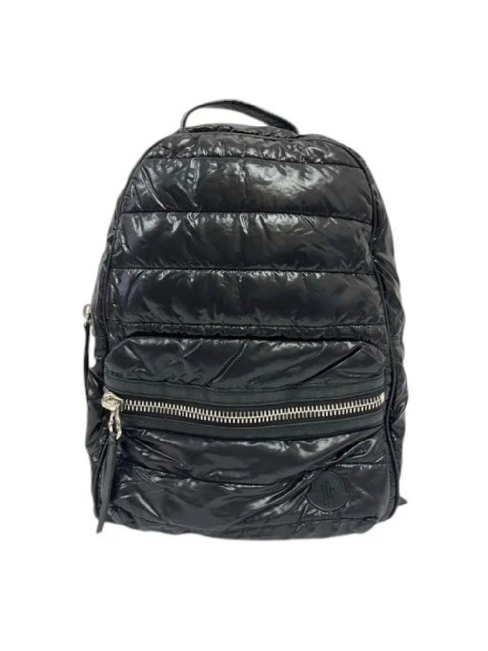 Moncler New George Backpack Nylon Logo Black
